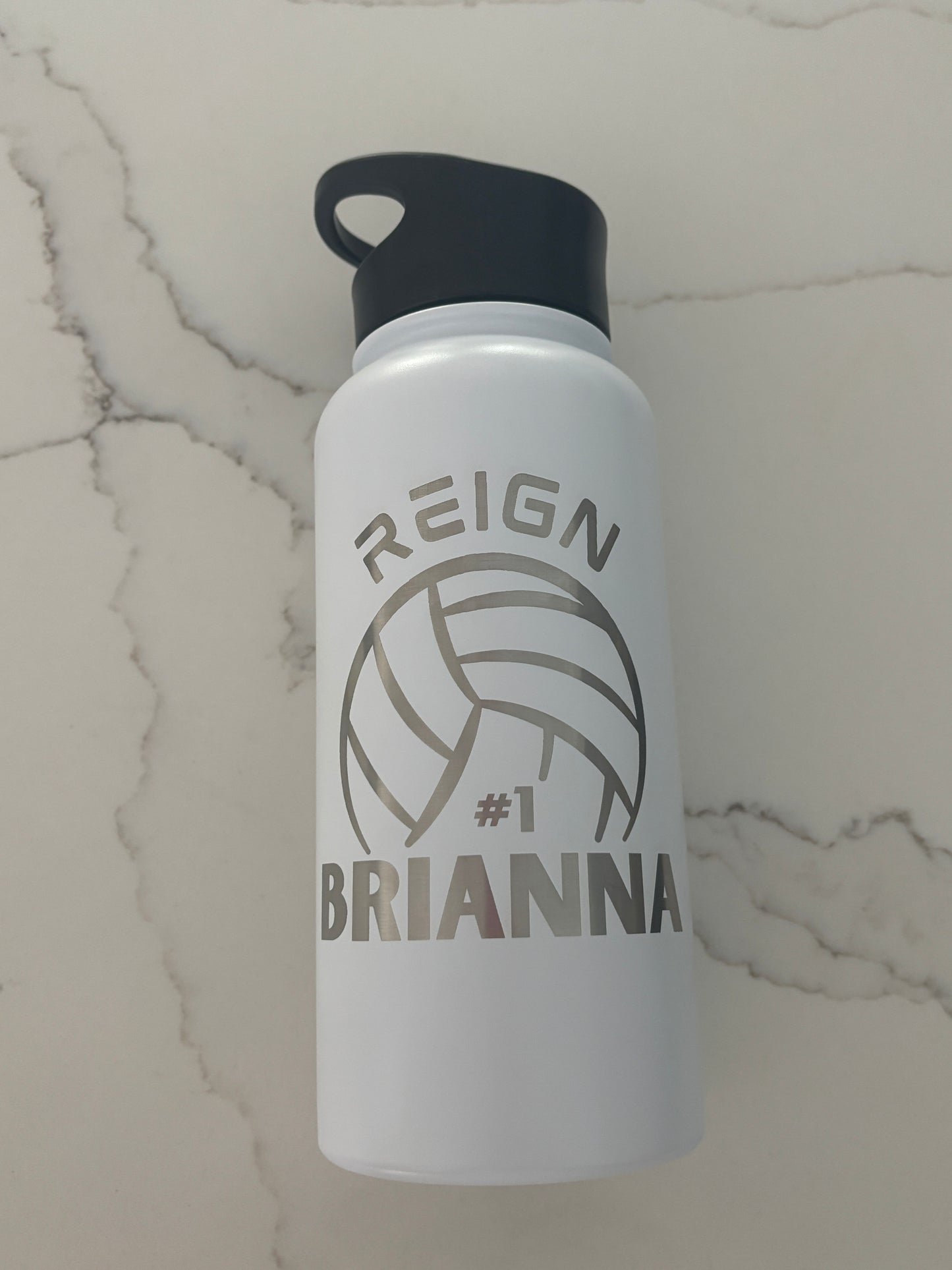 Custom Volleyball Water Bottle