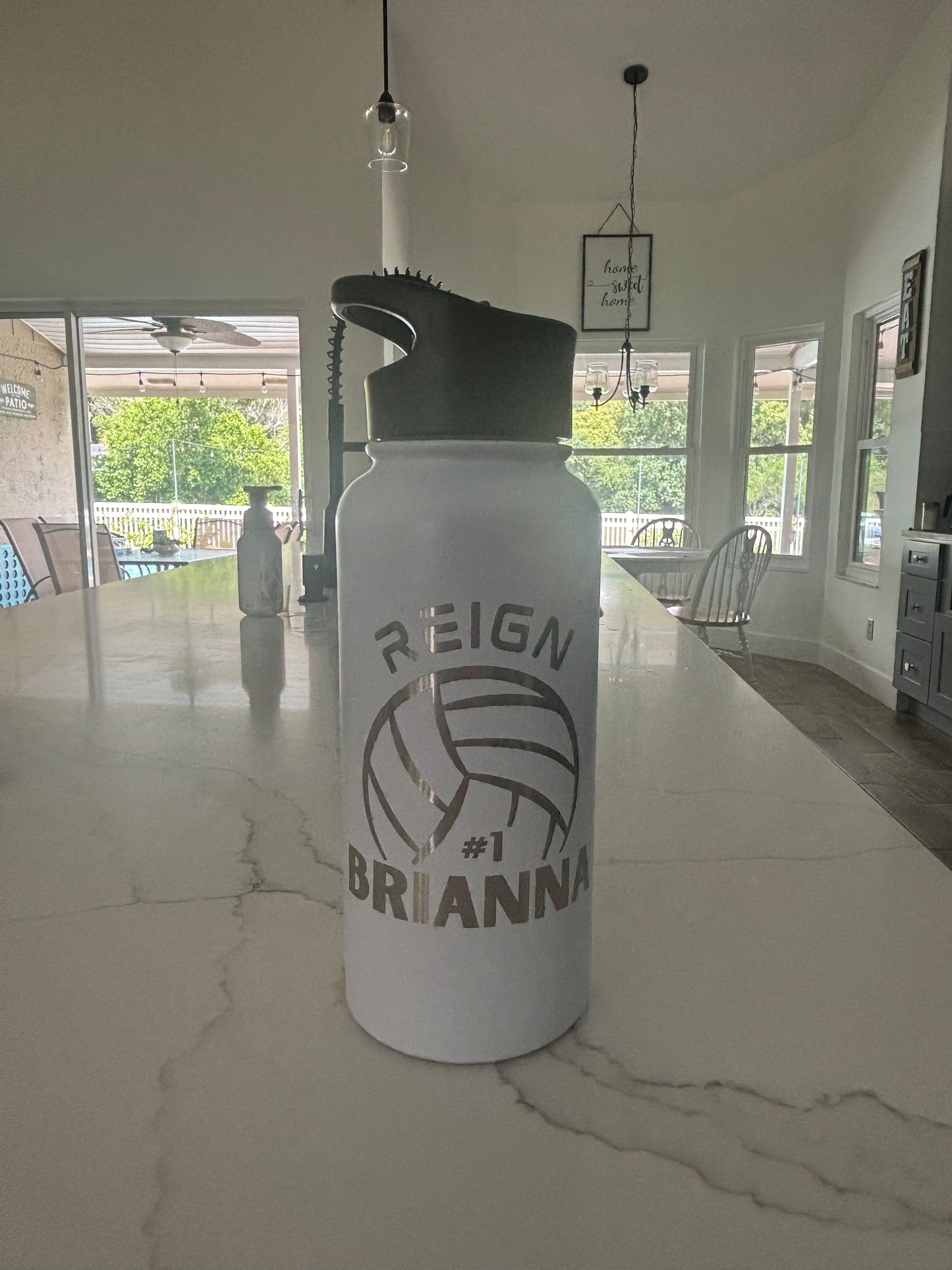 Custom Volleyball Water Bottle