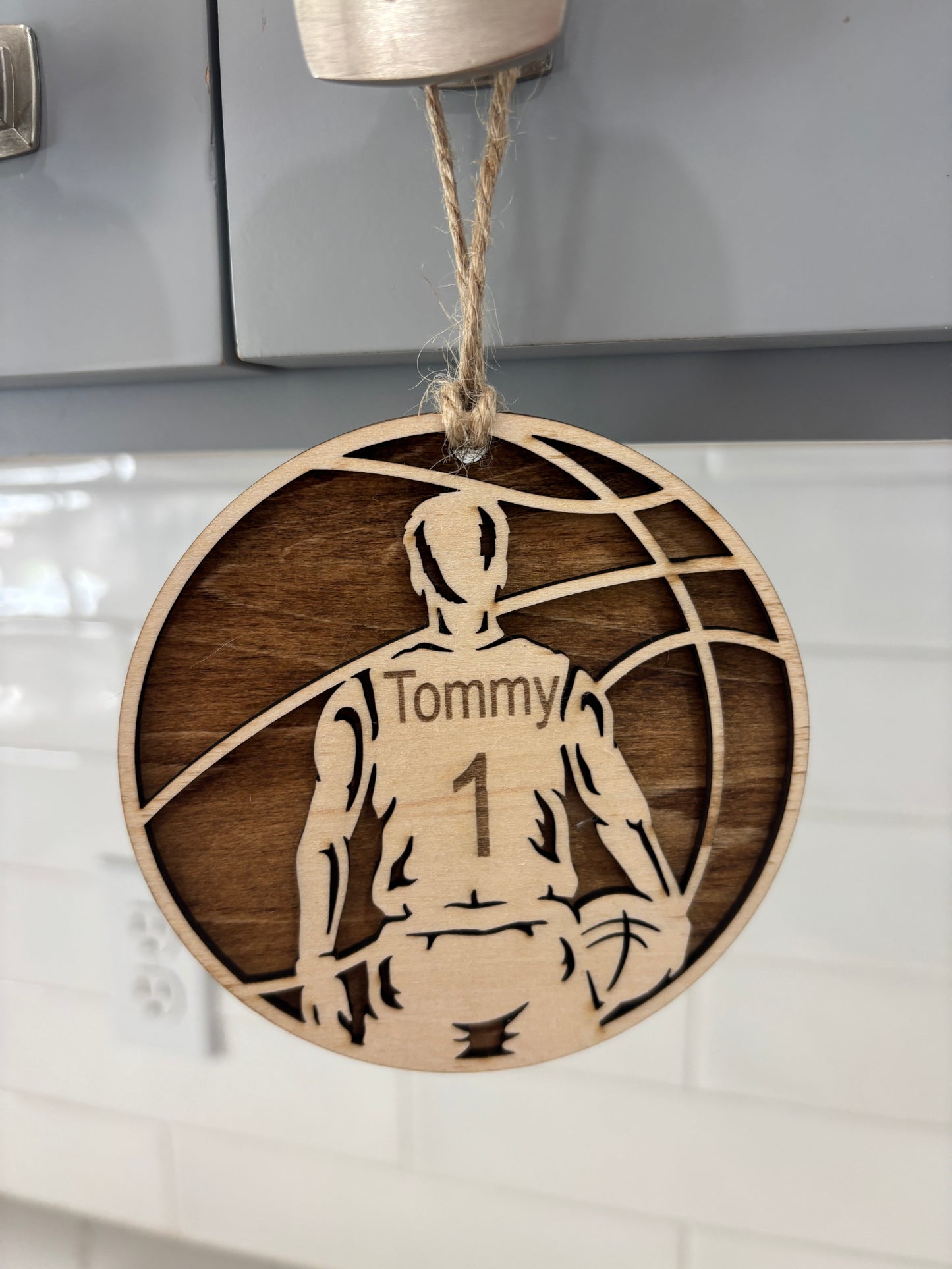 Customized sports ornament