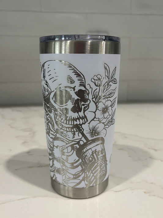 Dead on the Inside tumbler