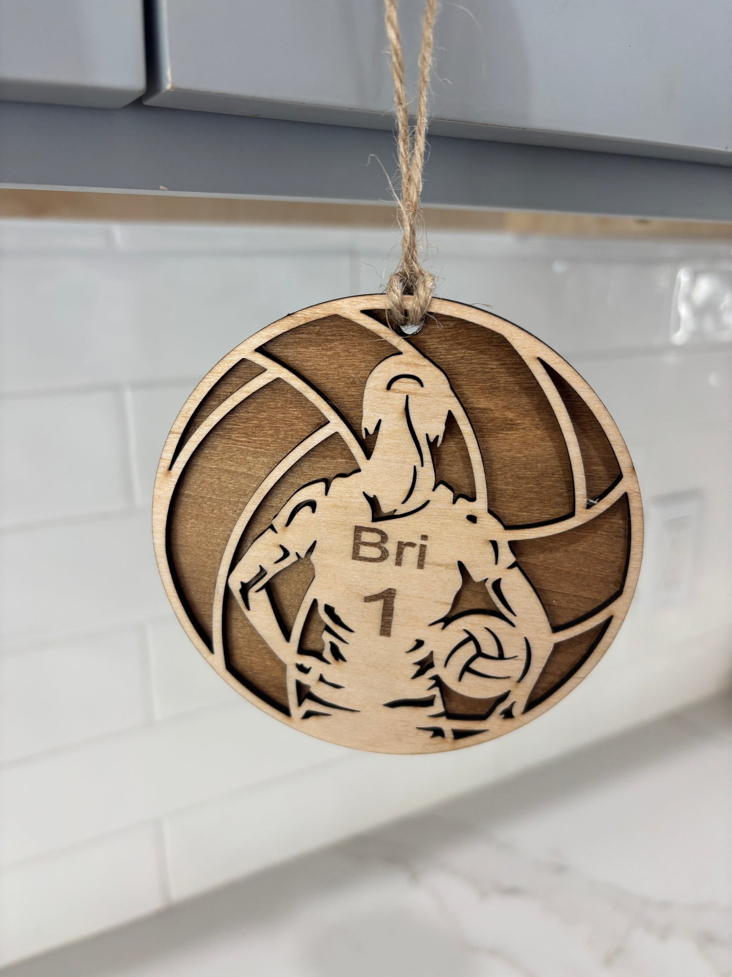 Customized sports ornament