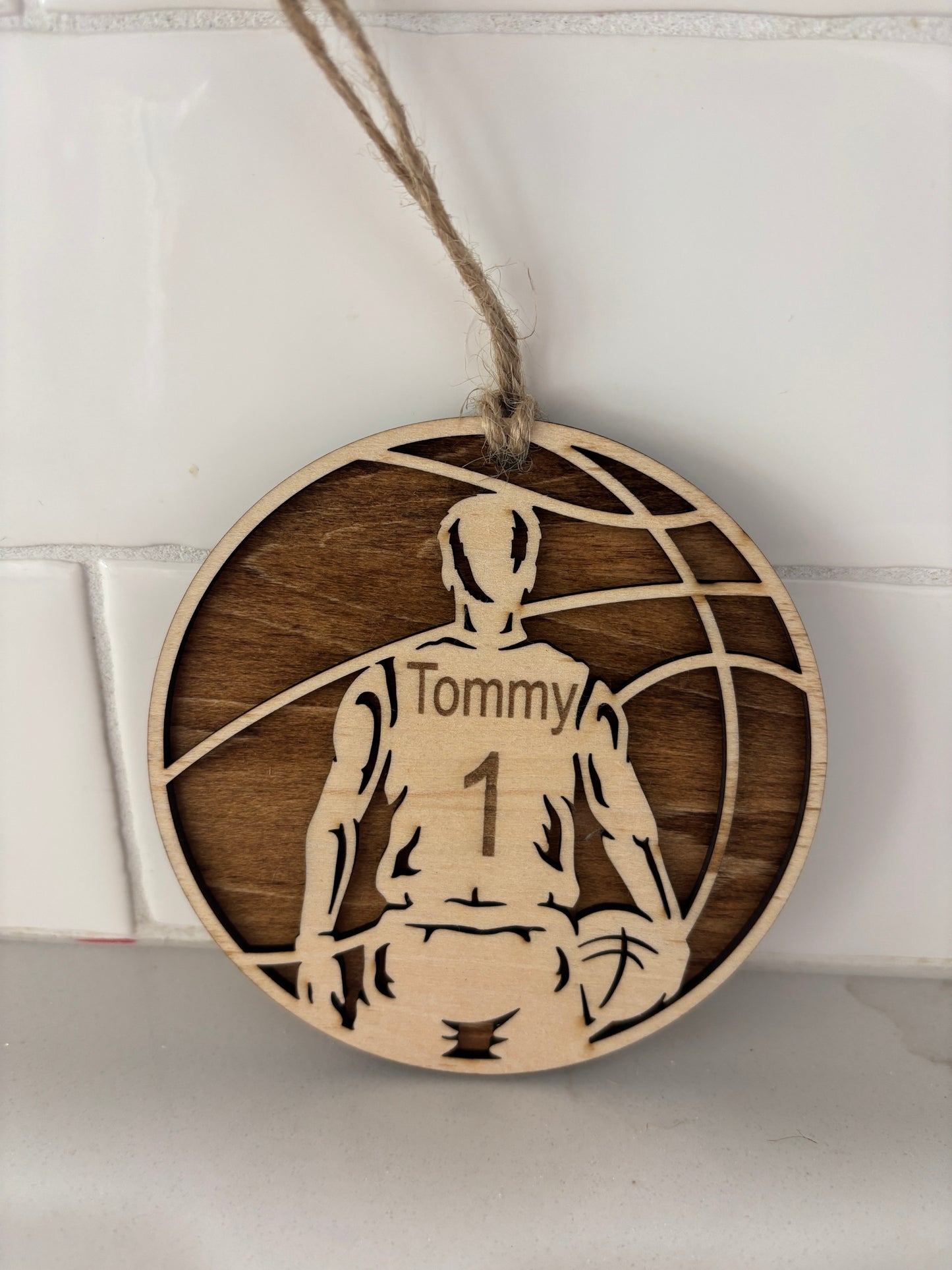 Customized sports ornament