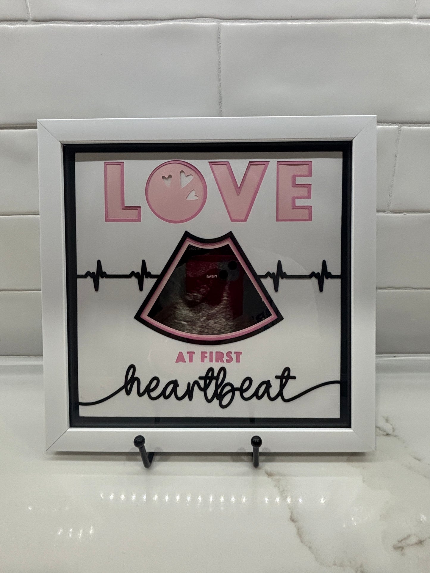 Ultrasound Picture Frame Pink