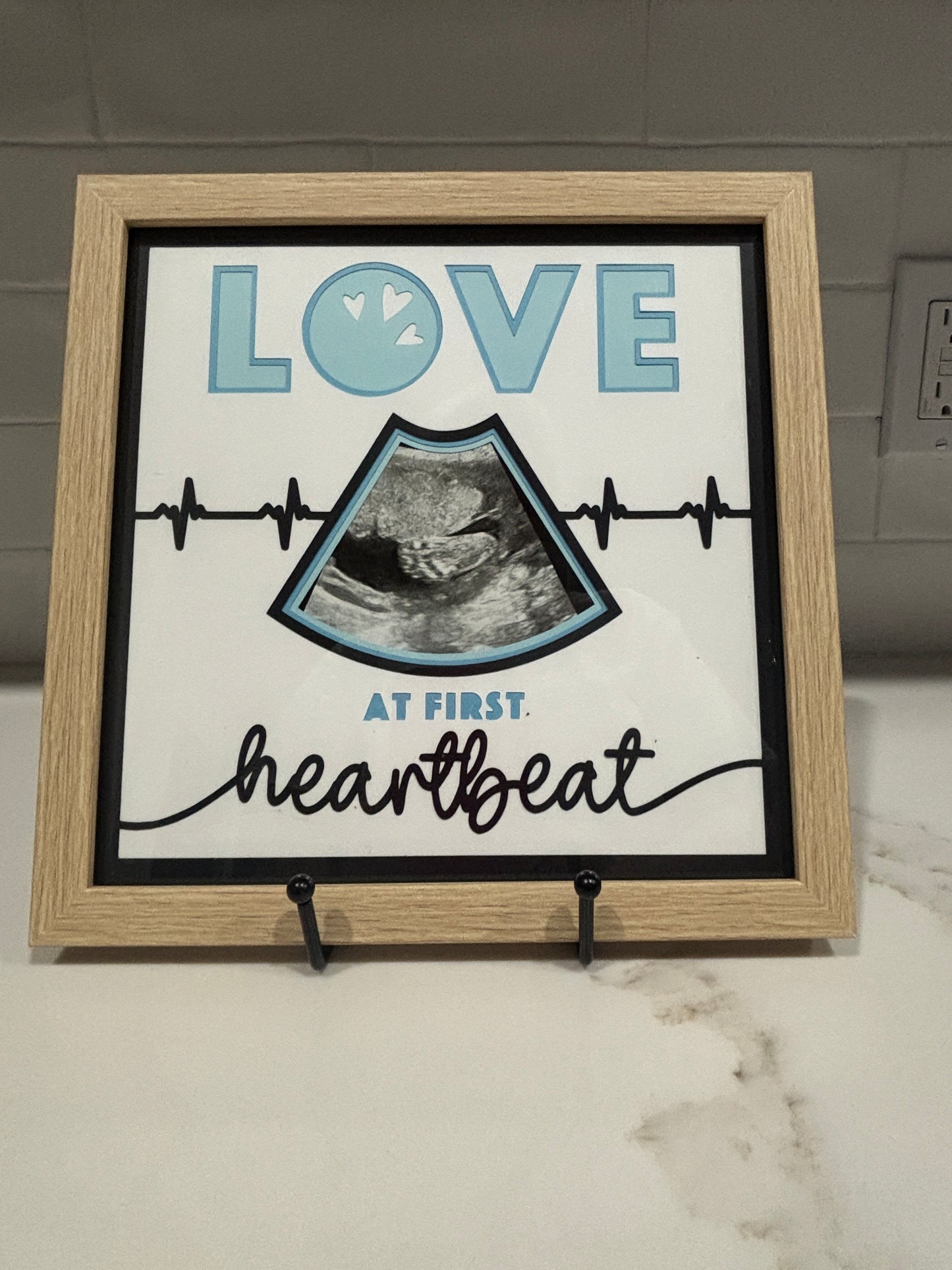 Ultrasound Picture Frame Blue