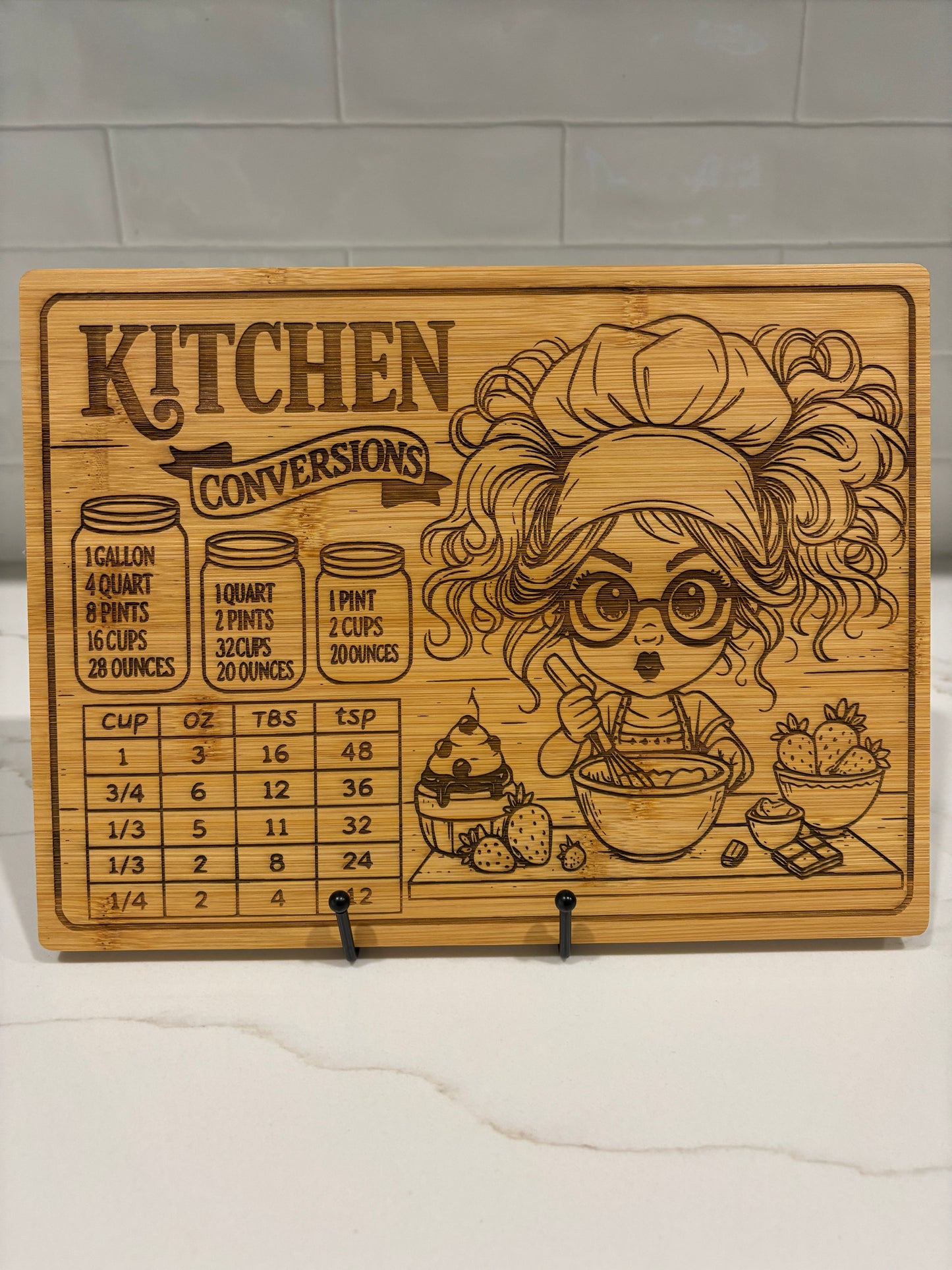 Laser Engraved Cutting Board