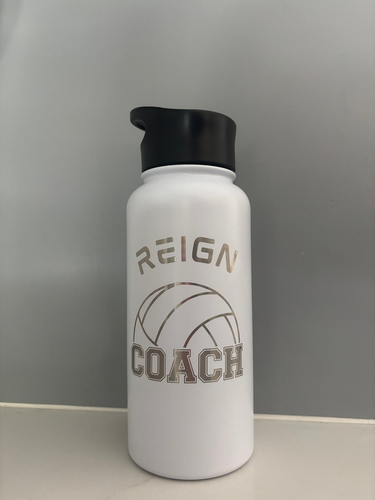 Custom Volleyball Water Bottle