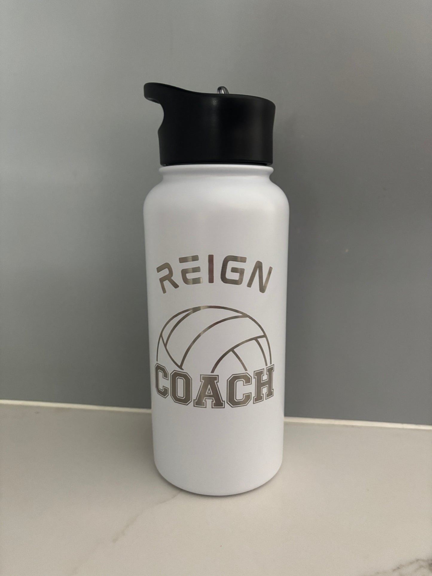 Custom Volleyball Water Bottle