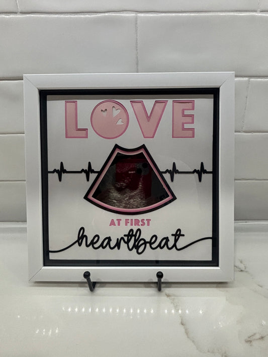 Ultrasound Picture Frame Pink