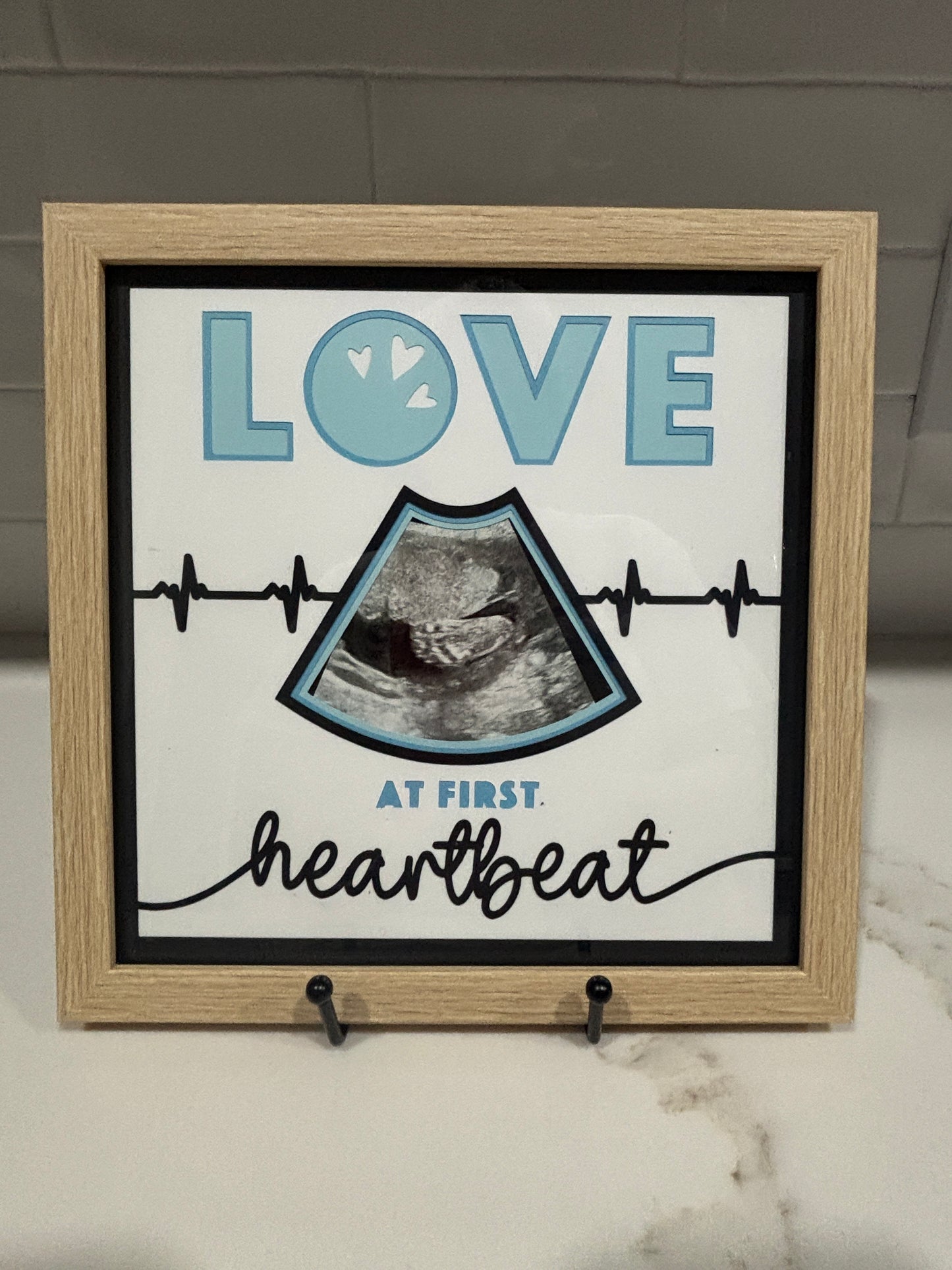 Ultrasound Picture Frame Blue