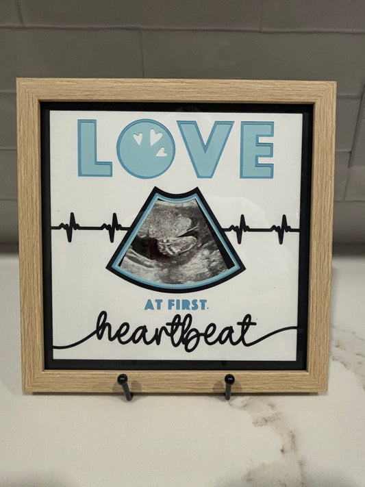 Ultrasound Picture Frame Blue