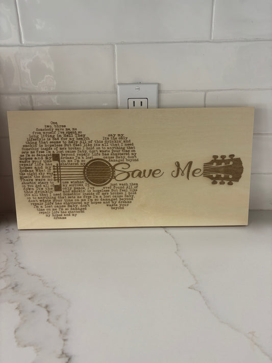 Jelly Roll Laser Engraved Signs
