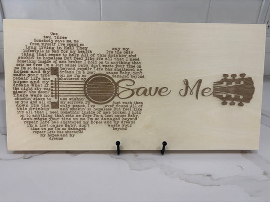 Jelly Roll Laser Engraved Signs