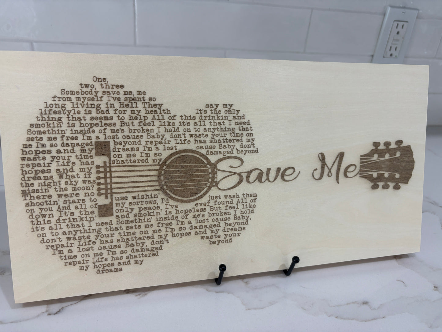 Jelly Roll Laser Engraved Signs