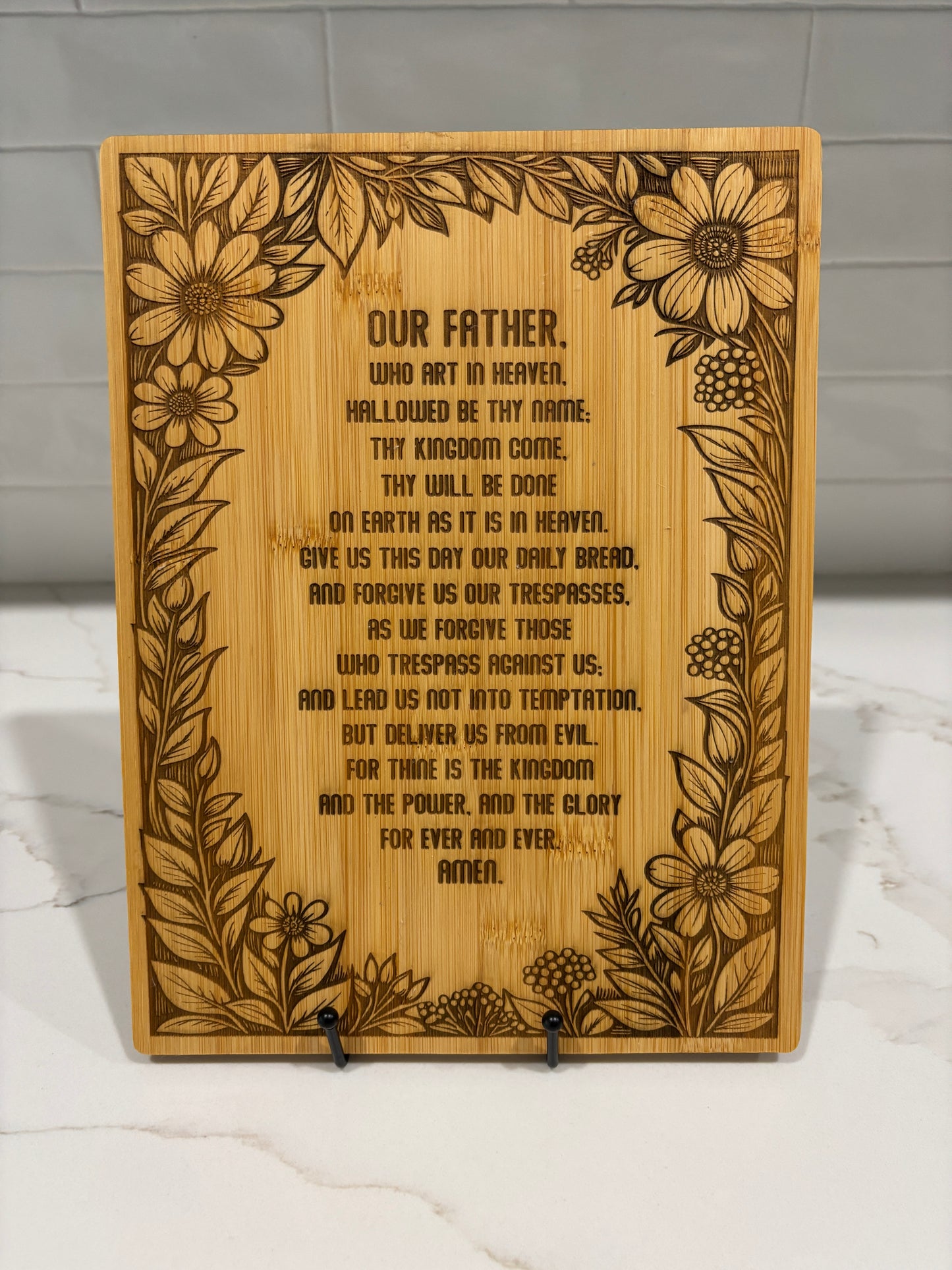 Laser Engraved Cutting Board