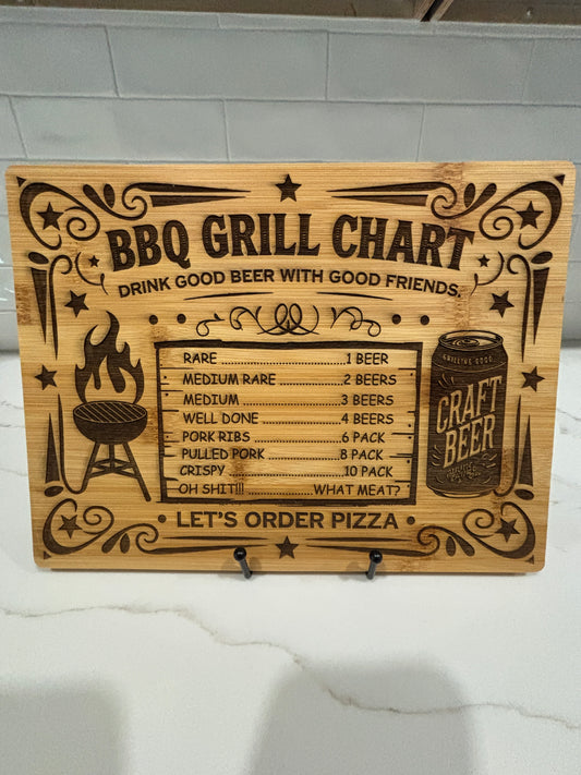 Laser Engraved Cutting Board
