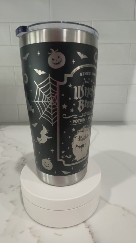 20oz Witches Brew Halloween Tumbler